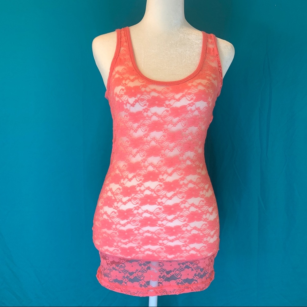 Aeropostale Bundle 2 Lace Stretch tanks size Med